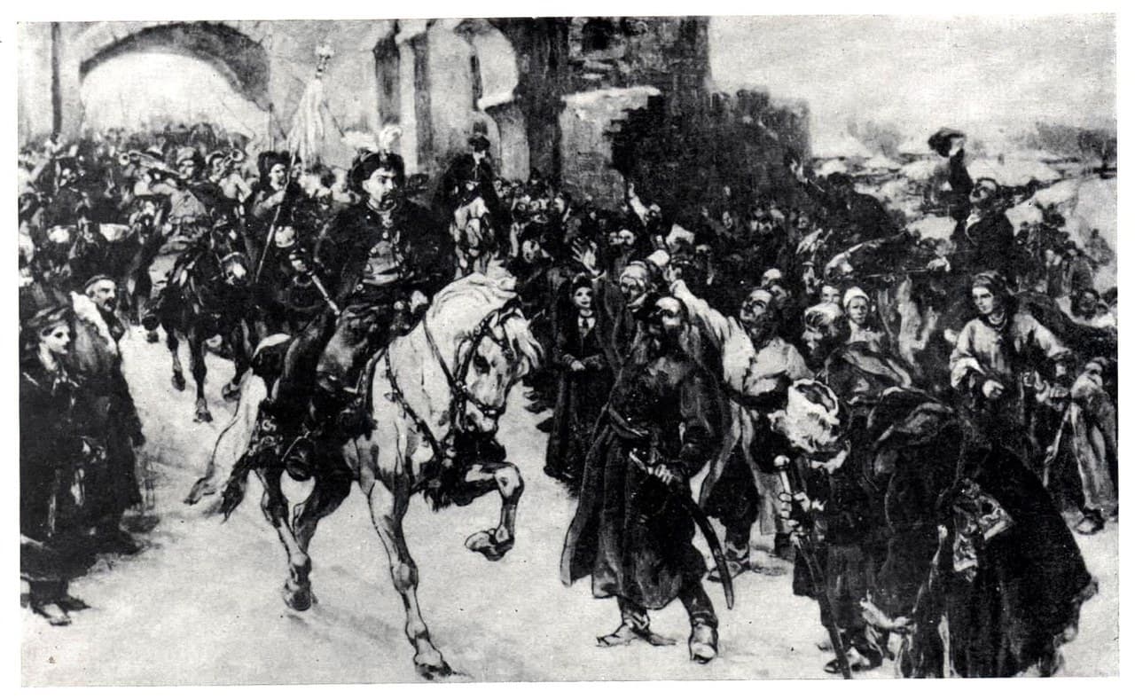 Bohdan Khmelnytsky's Entry into Kyiv