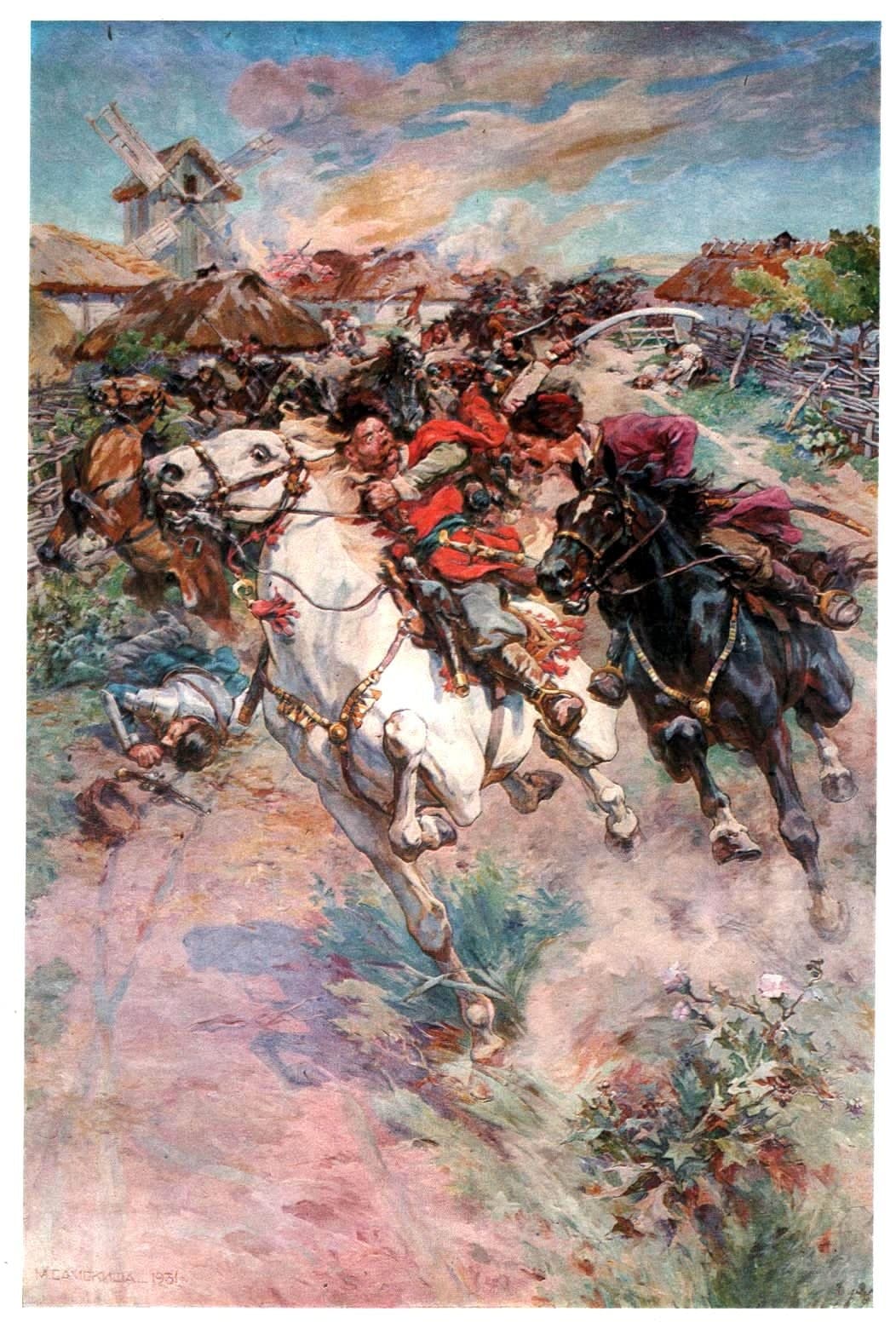 Battle of Bohun against Czarnecki near Monastyryshche
