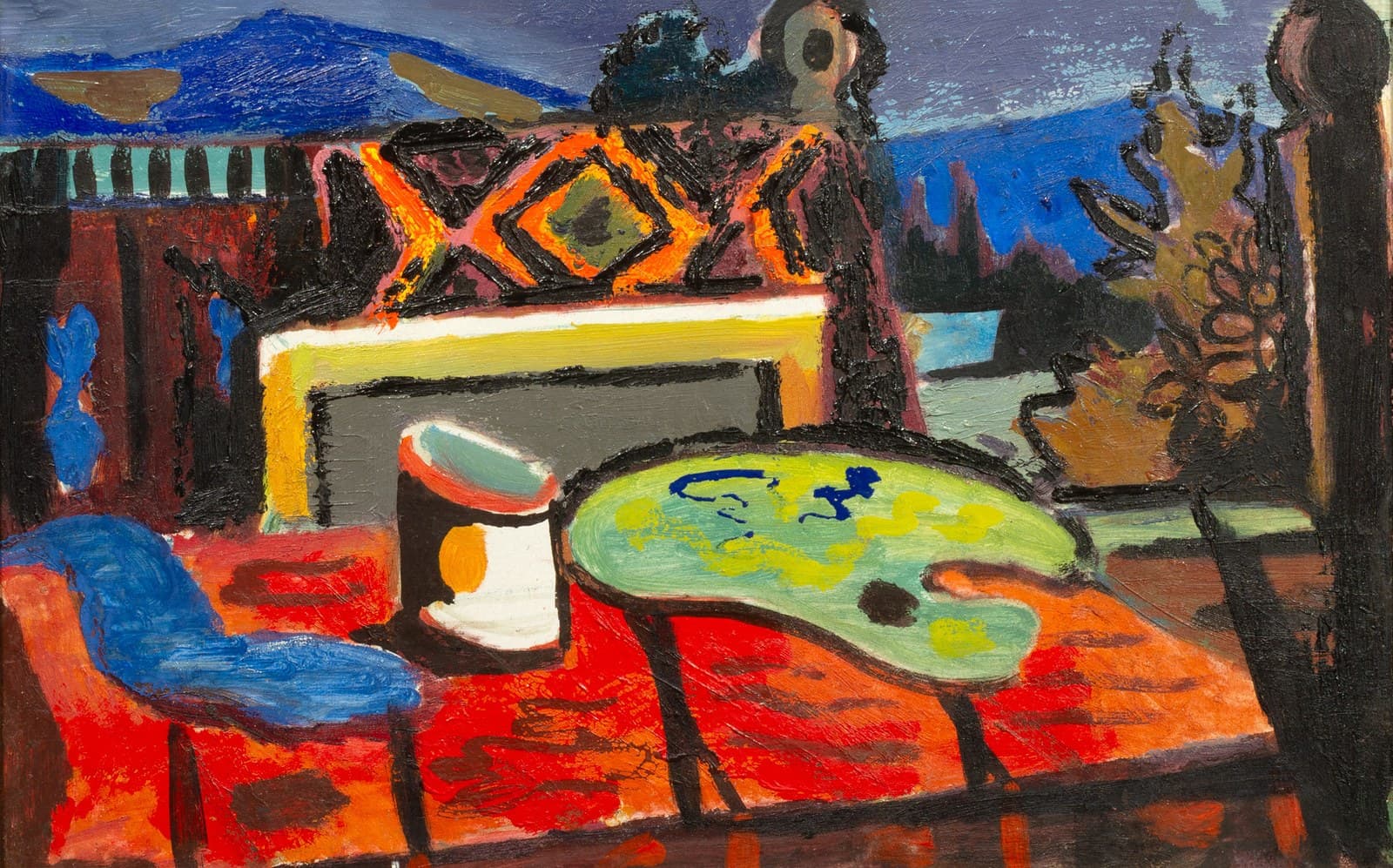 Still Life with a Palette